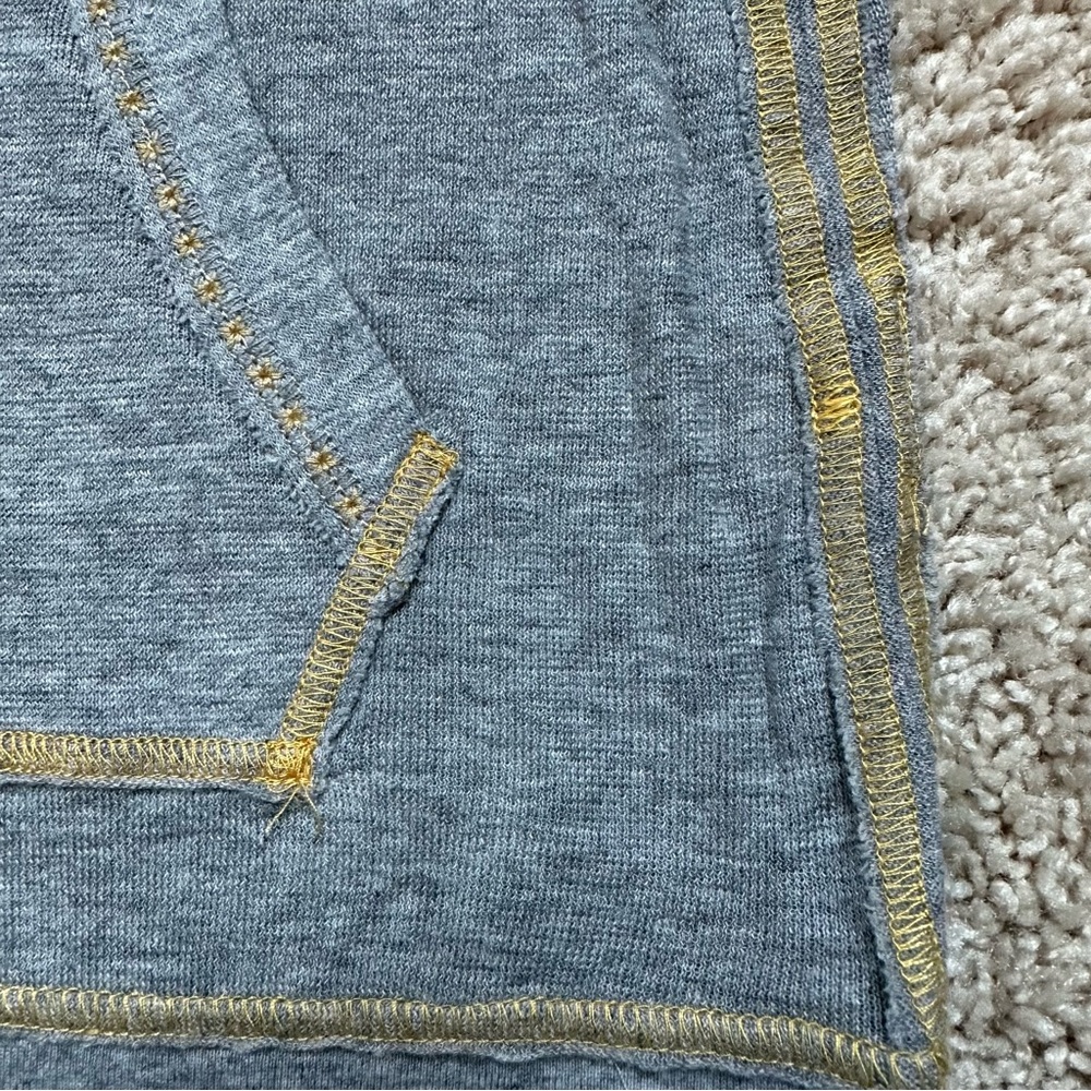 Free People Tunic Tank Front Pouch Functional Buttons - Picture 5 of 9